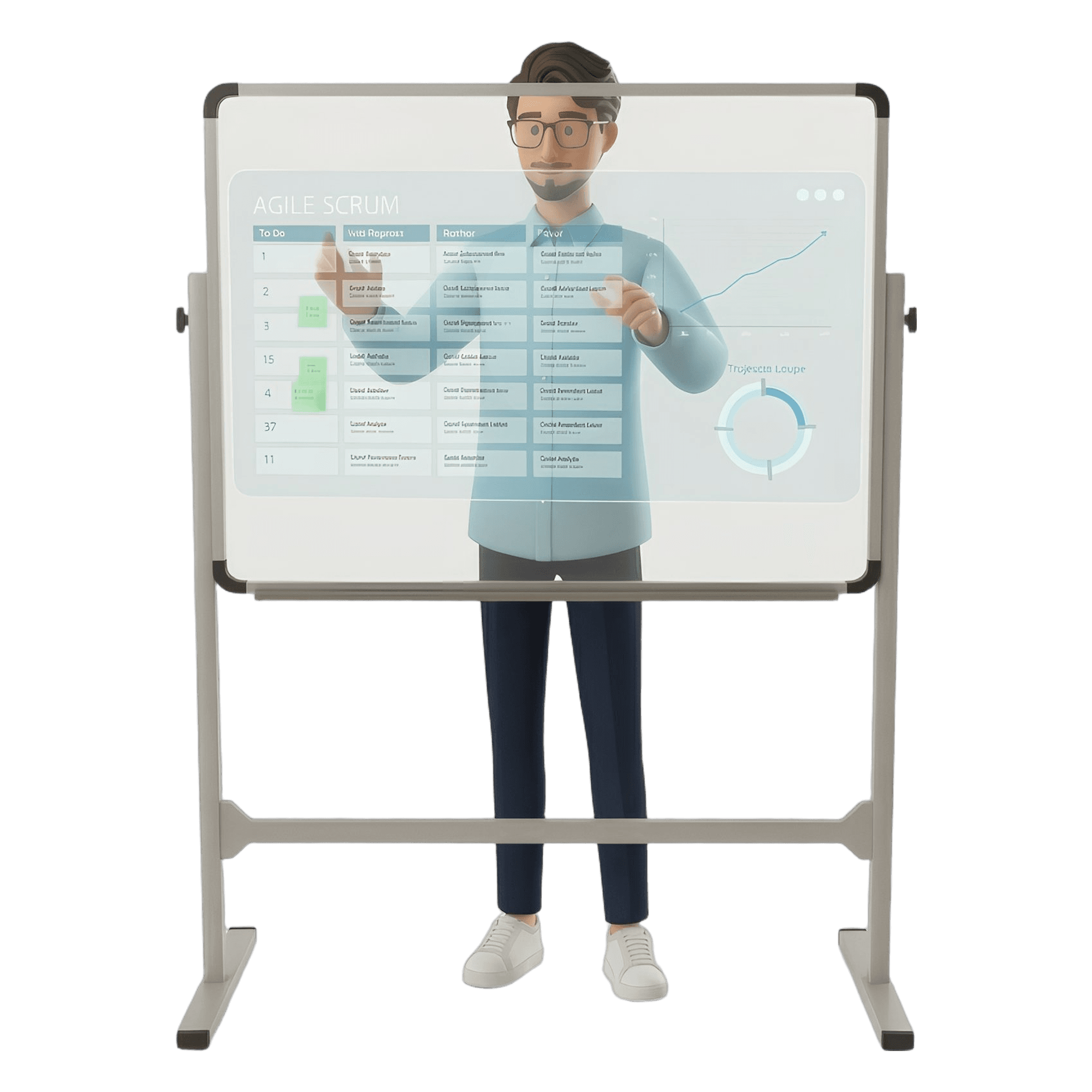 Intelligente KI-Illustration